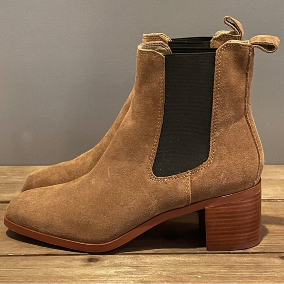 Steve Madden Brown Suede Ankle Booties size 9.5 - Picture 6 of 10